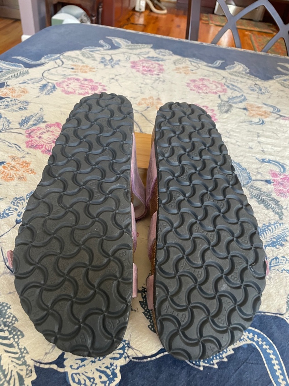 Birkenstock Franca Oiled Leather Lavender Multi-Strap Sandals - Picture 3 of 10